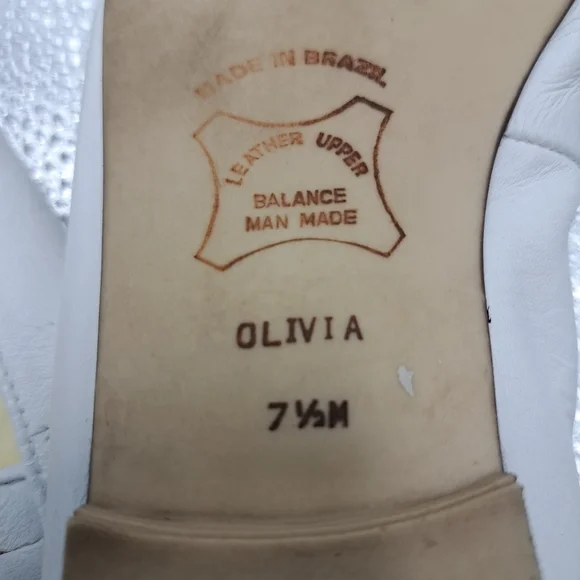 Partners White Olivia Flats Women's Size 7.5 - Picture 9 of 9